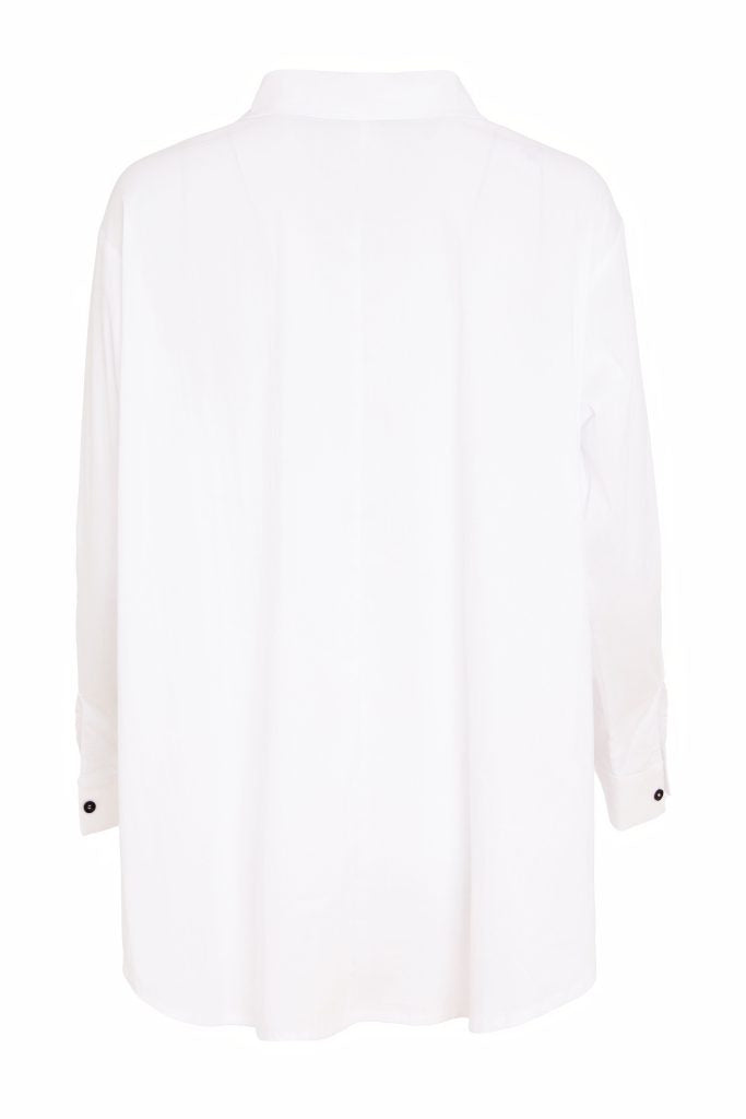 Naya - Black + White Placement Print Shirt NAS26144