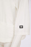 Naya - Simplicity Ecru Round Neck Top with Piping Trim NAS26138