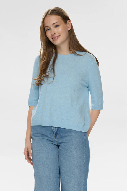 Nümph-Women's-Nucalley-Fine-Knit-Sweater-Airy-Blue-706630-3054-1