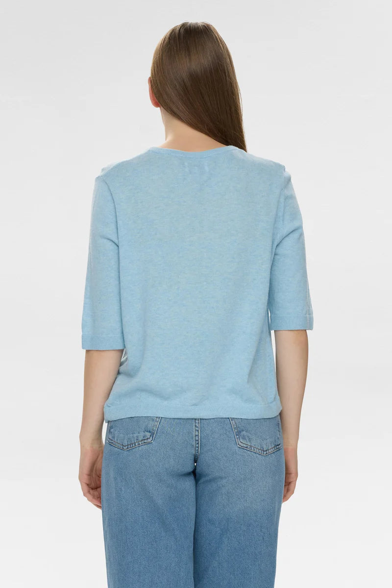 Nümph-Women's-Nucalley-Fine-Knit-Sweater-Airy-Blue-706630-3054-1
