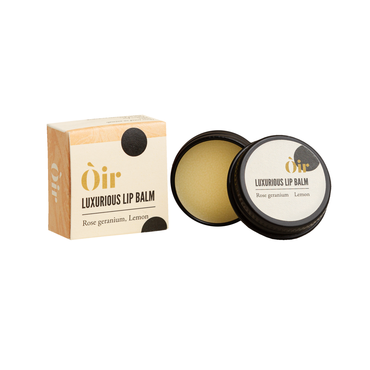 Oir Luxurious Lip Balm - Rose Geranium & Lemon