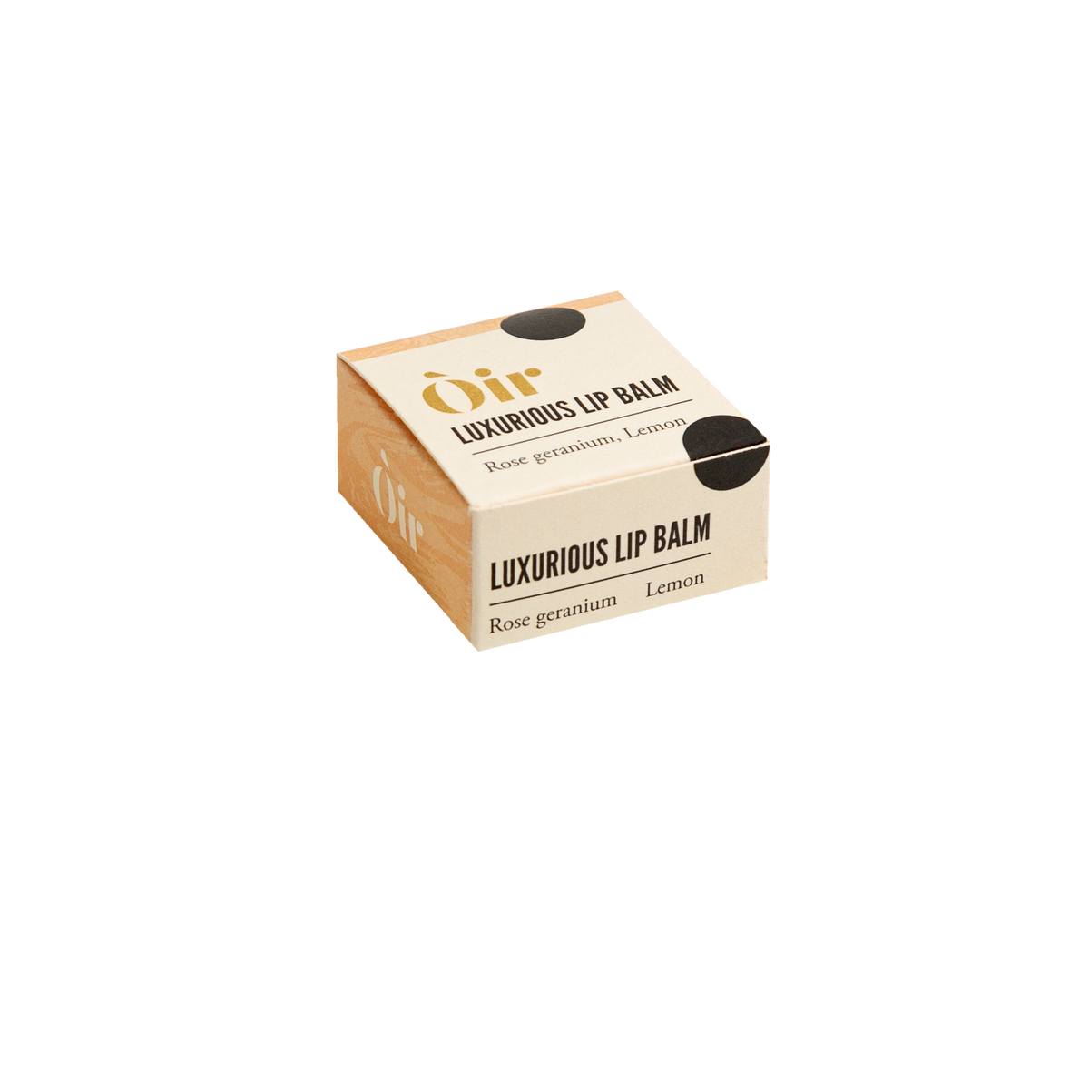 Oir Luxurious Lip Balm - Rose Geranium & Lemon