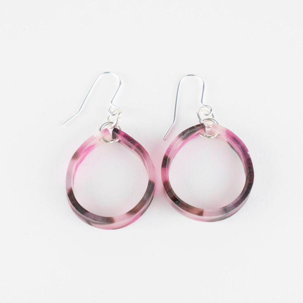 Pivot Acetate Hoop Earring