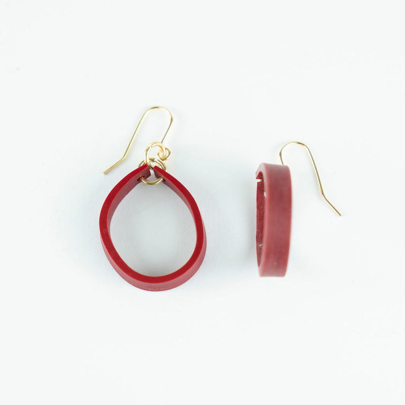 Pivot Acetate Hoop Earring