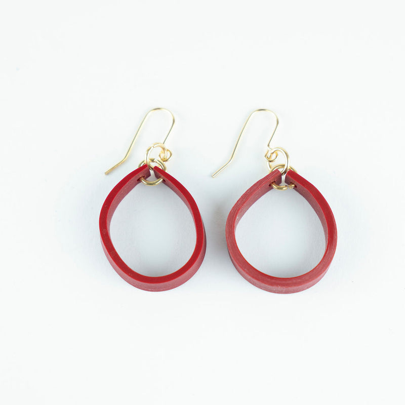 Pivot Acetate Hoop Earring