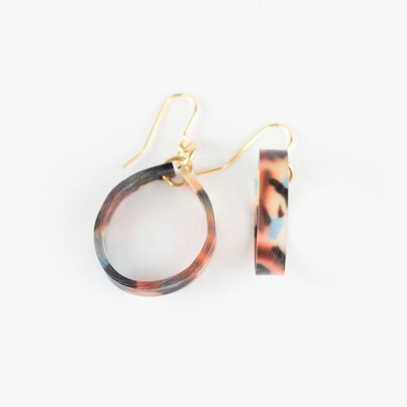 Pivot Acetate Hoop Earring