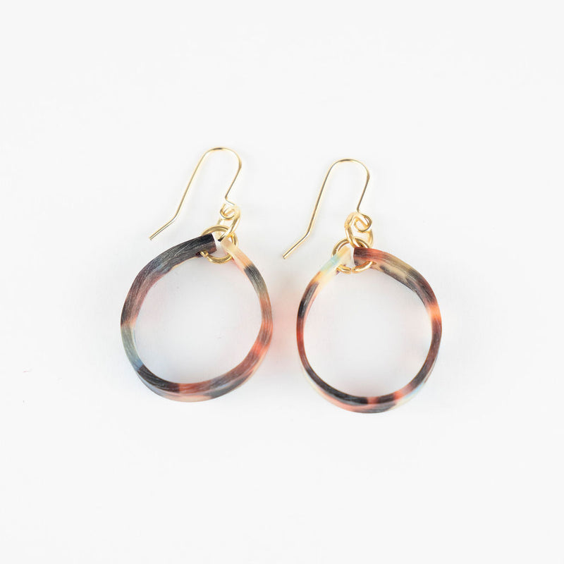 Pivot Acetate Hoop Earring