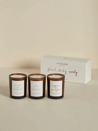 Plum & Ashby - Luxury Candle Votive Set - Floral, Herby, Woody
