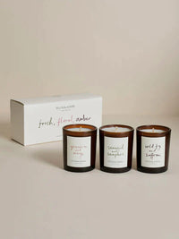 Plum & Ashby - Luxury Candle Votive Set - Fresh, Floral, Amber