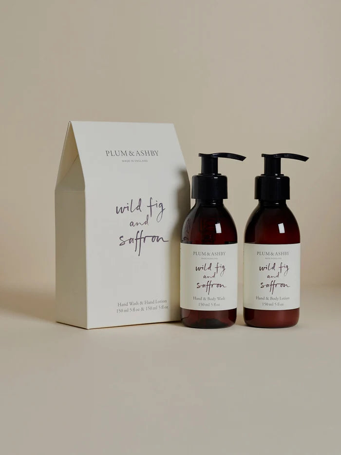 Plum & Ashby - Wild Fig & Saffron Wash and Lotion Duo Gift Set