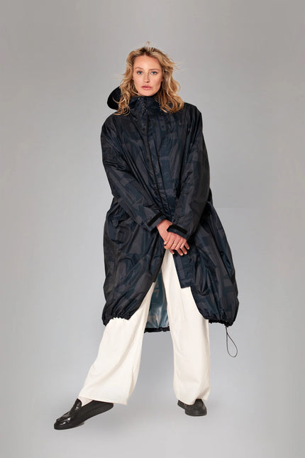 Rainkiss Rain Coat - Back To Black