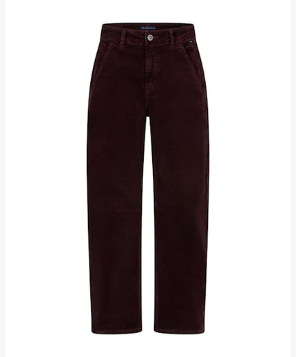 Red Button - Women's Caitlina 19W Fine Cord SRB5021 in Burgundy