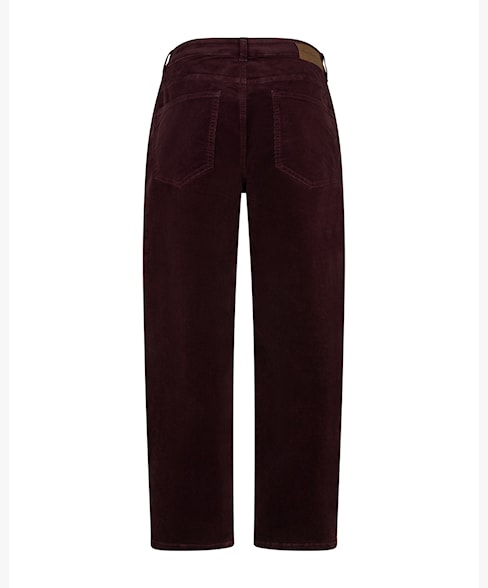 Red Button - Women's Caitlina 19W Fine Cord SRB5021 in Burgundy
