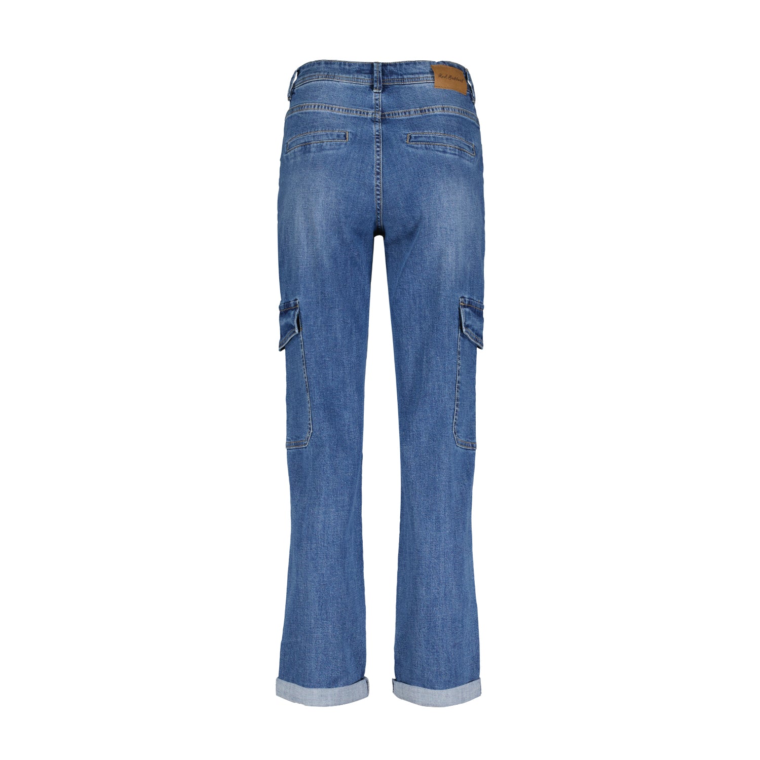 Red Button - Dark Stone Cargo Jean