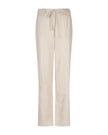 Red Button - Women's Claudette Linen Viscose Pinstripe Trouser Pebble - SRB4915