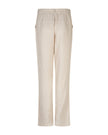 Red Button - Women's Claudette Linen Viscose Pinstripe Trouser Pebble - SRB4915