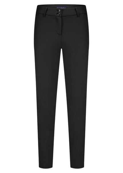 Red Button - Women's Diana Smart Slim Straight Leg Black Trousers SRB5037