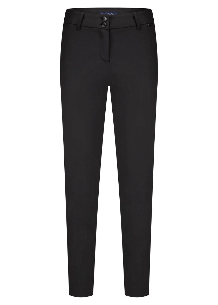 Red Button - Women's Diana Smart Slim Straight Leg Black Trousers SRB5037