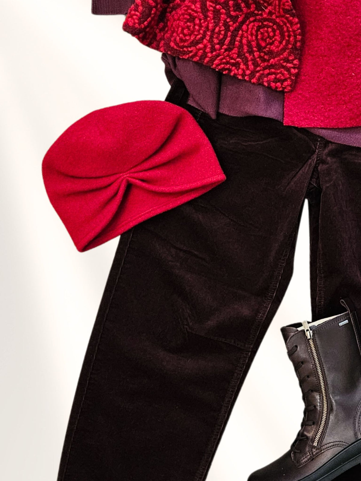 Fraas Red Wool Hat
