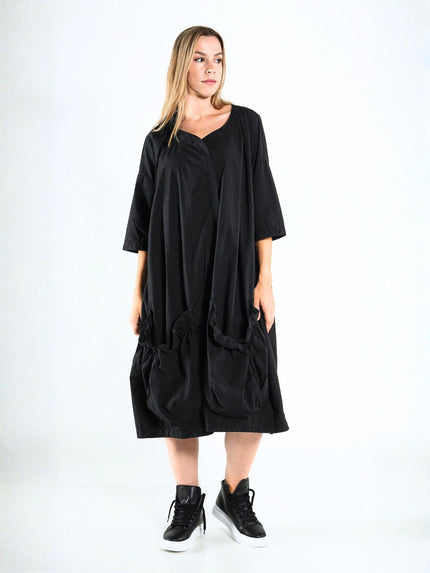 Rundholz-Black-Label-SS26-Women's-Oversized-Dress -1263400905 -Black-Kings-Road-Fashions