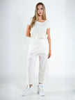 Rundholz -Black -Label -Women's -Stretch- Trousers -Off-White -Check - 1263440103-1