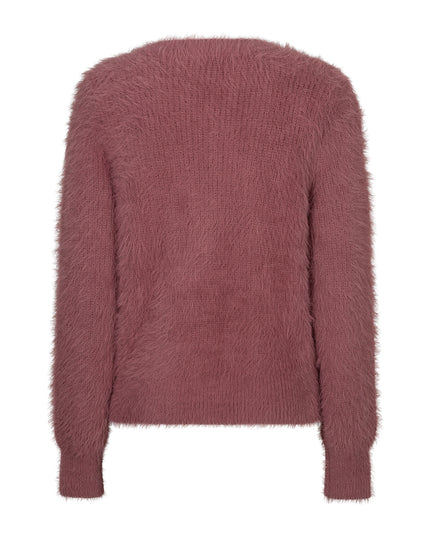 Red Button - Women's Cardigan Fuzzy SRB5115 Dusk Mauve at Kings Road Fashions, Leighton Buzzard, UK