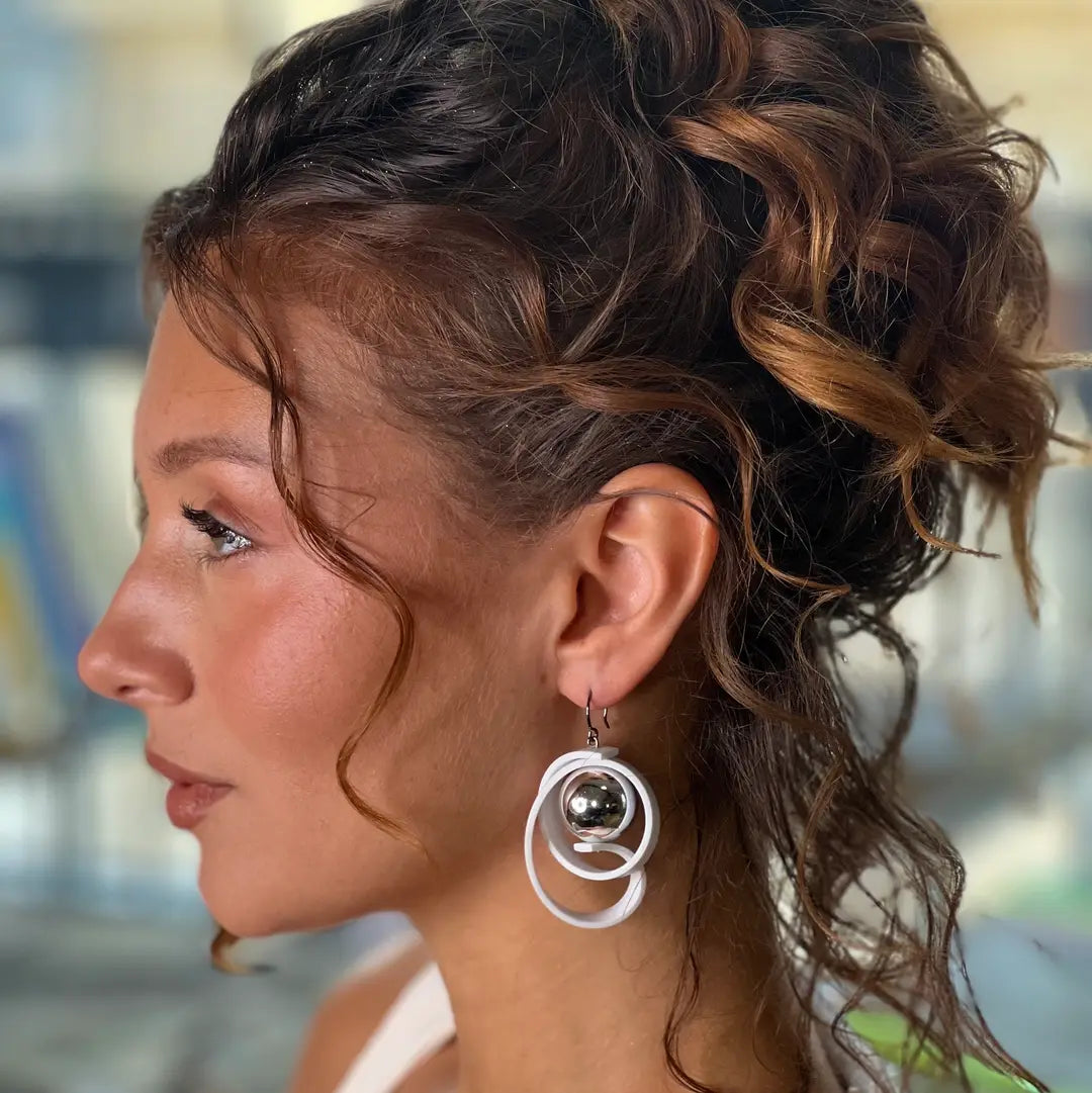 Samuel Coraux - Big Thinker Earring Metal