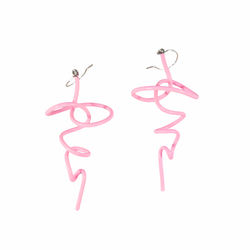 Samuel-Coraux-Little-Zig-Earrings-baby-Pink-Gloss