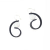 Samuel-Coraux-Penser-The-Thinker-Earring-black-white
