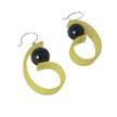 Samuel-Coraux-Penser-The-Thinker-Earring-yellow-transparent-black-2