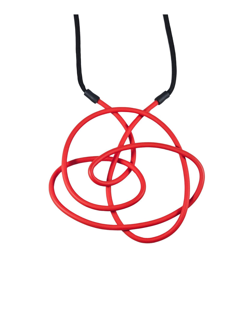 Samuel-CorauxBig-Medallion-Red-Matt-Kings-Road-Fashions