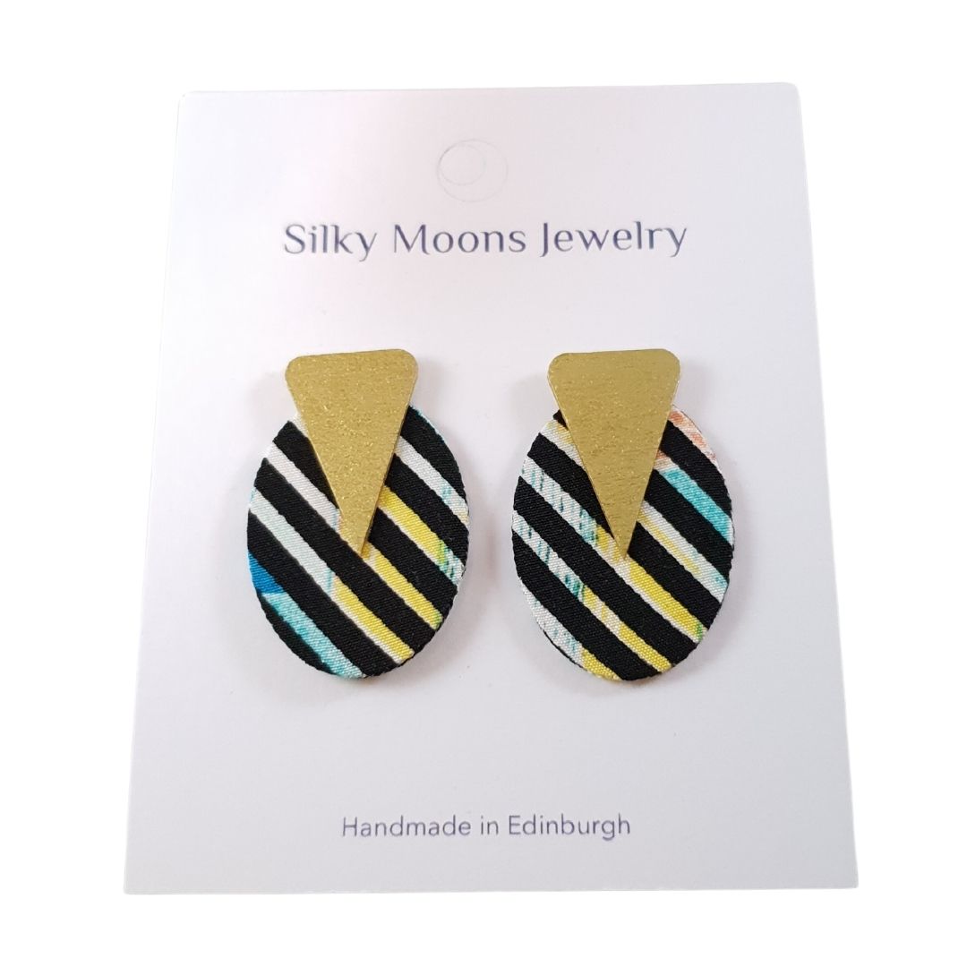 Silky Moons- Elipse Medium Earring