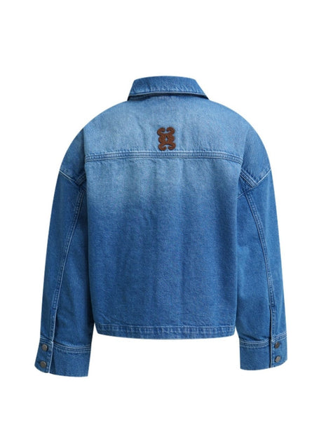 Smith-&-Soul -Women's -Oversized- Denim -Jacket- 0726-7083 - 697 -light- denim-Kings-Road-Fashions-2
