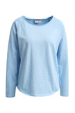 Smith -& -Soul -Women's -Regular -Raglan -Sleeve -Sweatshirt -0826-1013 - 601- Light- Blue-Kings-Road-Fashions