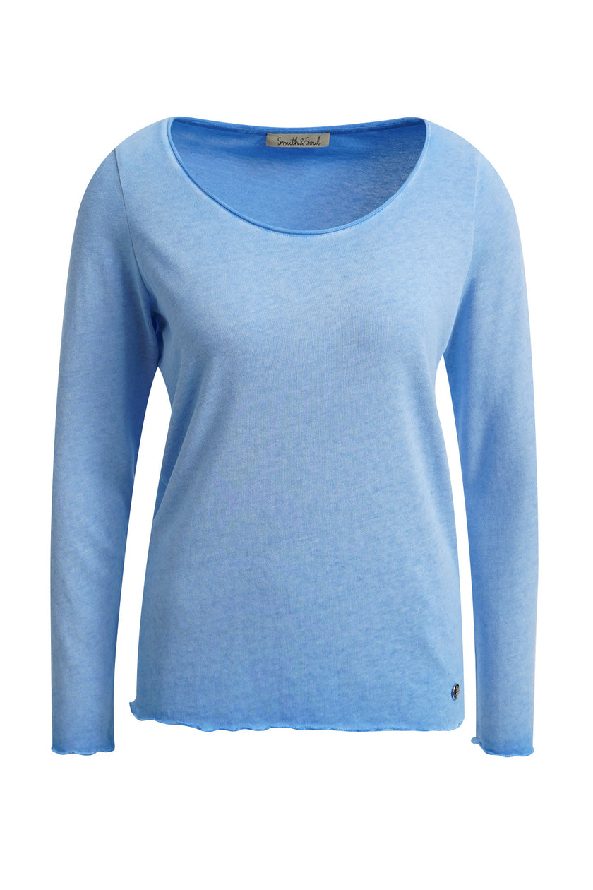 Smith-_amp_-Soul-Women_s-Scoop-Neck-Long-Sleeve-Tee-0826-1111-611-Sapphire-Kings-Road-Fashions