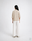 Smith -&- Soul -Women's- Short -Sleeve- Knit -Top -with -Scarf -Sand- &nbsp;-0826-0849 - 103 -sand-