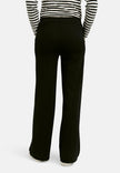 Smith & Soul Women's Jersey Straight Leg Trouser Black 0000-0957 - 099 black-Kings-Road-Fashions-