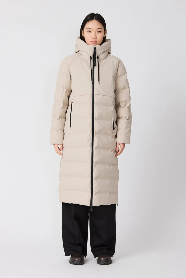 Tanta Women's SNESTORM Insulated Raincoat T3252 - Stone Grey at Kings Road Fashions, Leighton Buzzard, UK