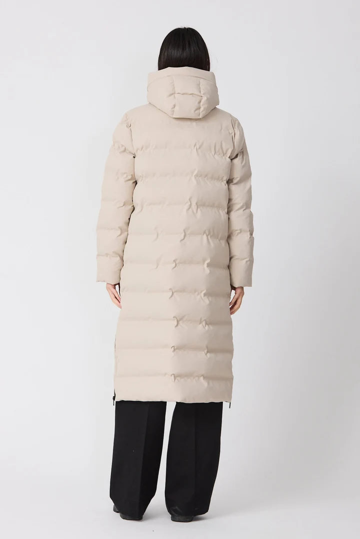 Tanta Women's SNESTORM Insulated Raincoat T3252 - Stone Grey at Kings Road Fashions, Leighton Buzzard, UK