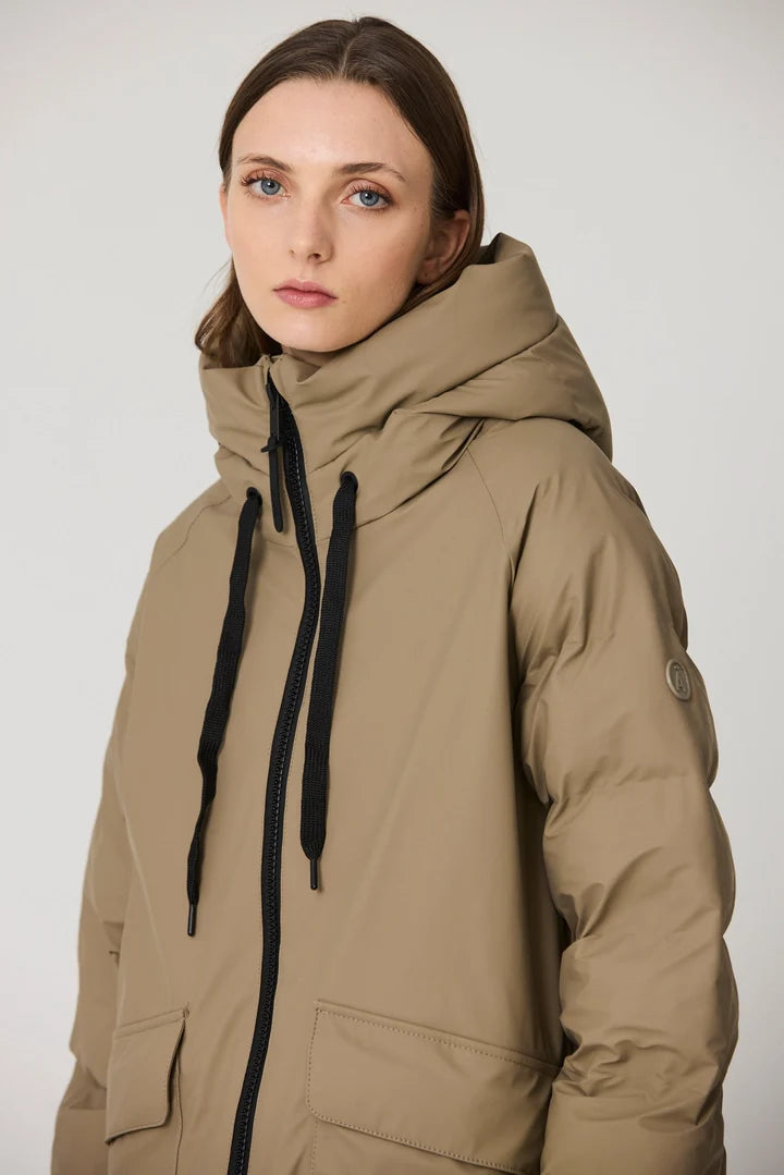 Tanta Women's RIME T3288 Insulated Raincoat - Brindle at Kings Road Fashions, Leighton Buzzard, UK