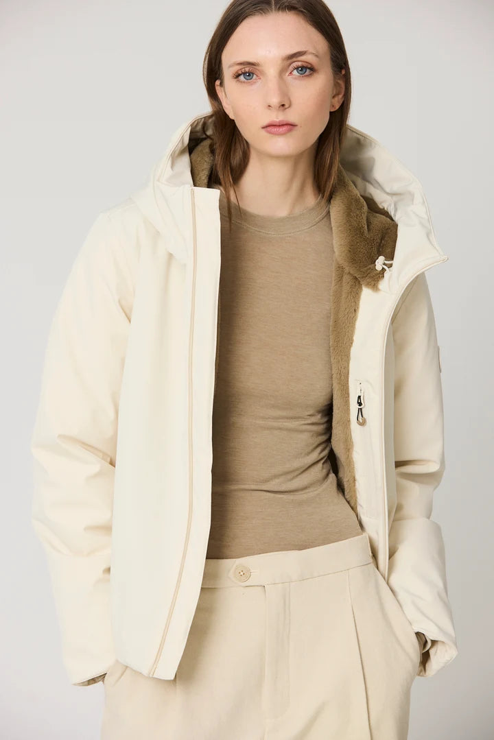 Tanta - Women's GRAUPEL T3292 Waterproof Faux Fur Lined Jacket in Whitecap Grey at Kings Road Fashions, Leighton Buzzard, UK
