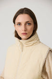 TANTÄ Women's IS T2110 Reversible Gillet in Sandshell at kings Road Fashions, Leighton Buzzard, UK