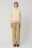 TANTÄ Women's IS T2110 Reversible Gillet in Sandshell at kings Road Fashions, Leighton Buzzard, UK