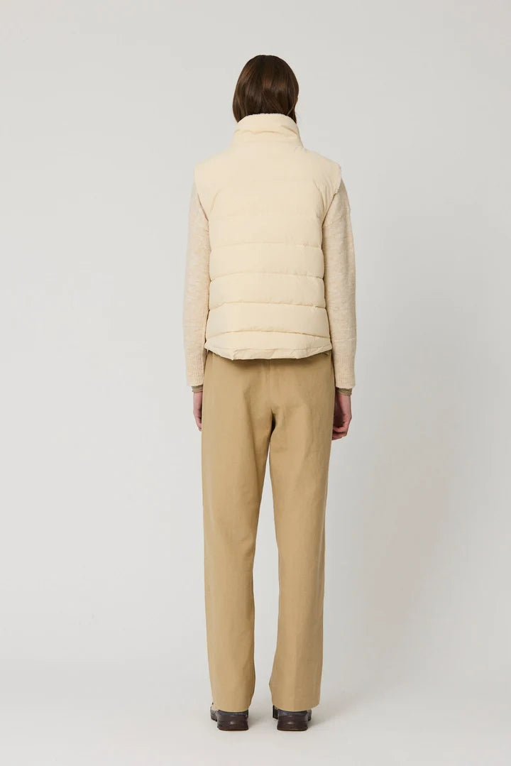 TANTÄ Women's IS T2110 Reversible Gillet in Sandshell at kings Road Fashions, Leighton Buzzard, UK