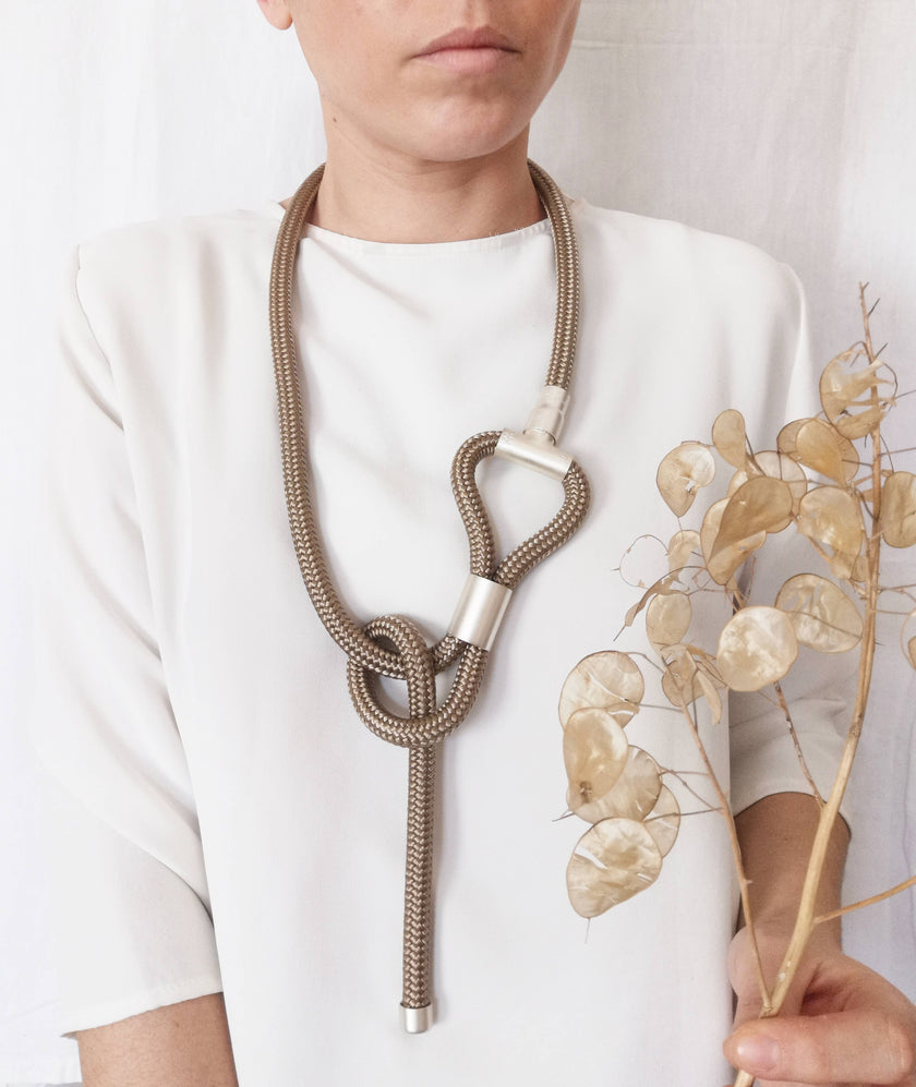 TI-BELT-Multi-Way-Belt+Necklace-by-Carlotta-Scarabeo-Hemp-Satin-Silver-