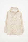 TANTÄ Women's DRIZZLE Raincoat in Whitecap Grey