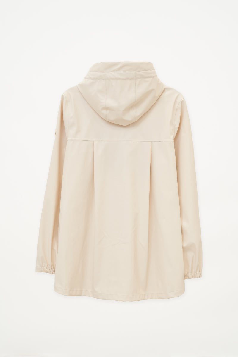 TANTÄ Women's DRIZZLE Raincoat in Whitecap Grey