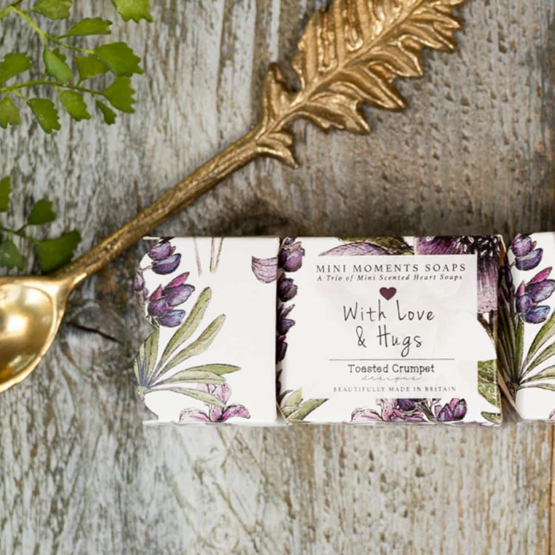 Toasted Crumpet - The Mulberry Collection Boxed Mini Soaps