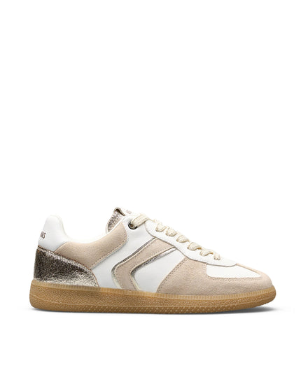 Verbenas -  Women's- Sora- Sibela- Sneakers- in -Blanco/Crudo/Oro - 9801761046