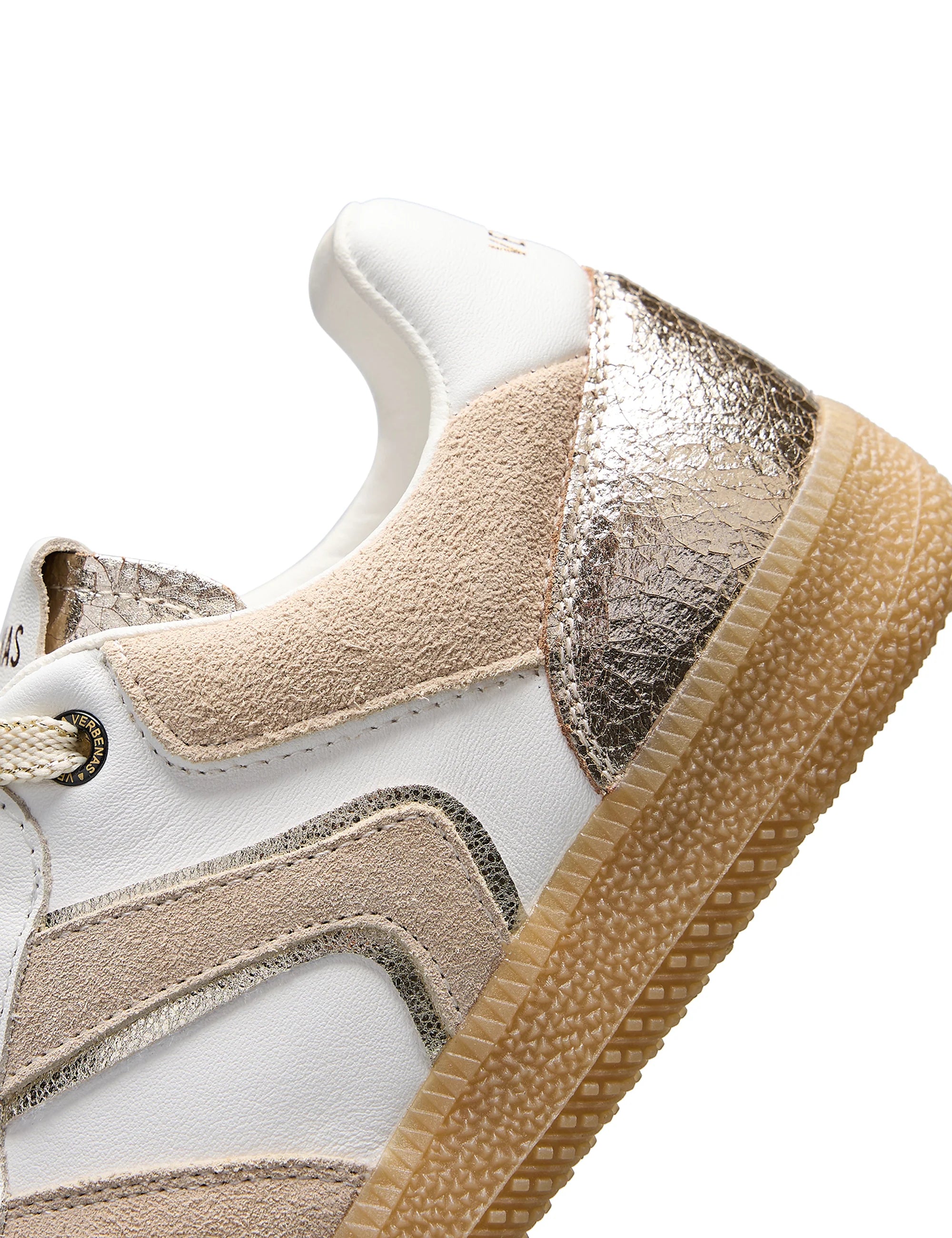 Verbenas -  Women's- Sora- Sibela- Sneakers- in -Blanco/Crudo/Oro - 9801761046